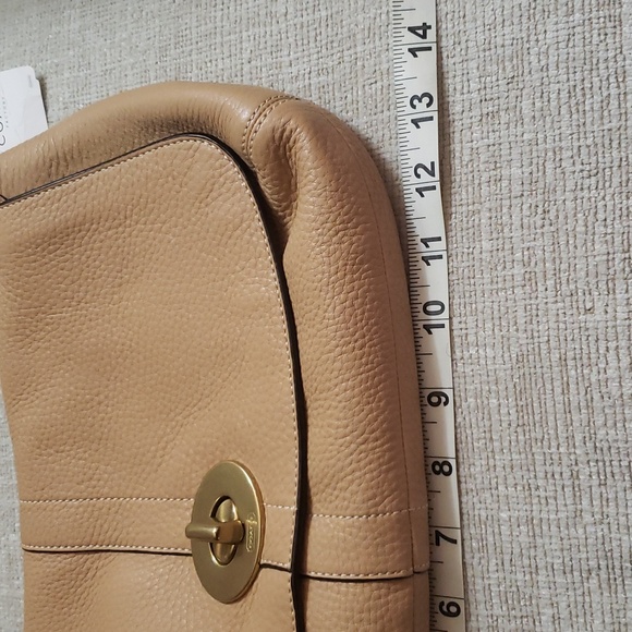 Coach New Pebble Hobo Tan Color Handbag + Wallet 🥳 - Picture 5 of 17